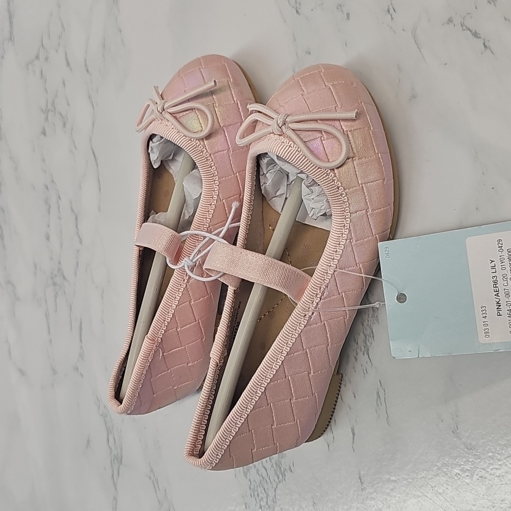 Toddler Girls Lily Slip On Ballet Flats Cat & Jack Pink Size 6